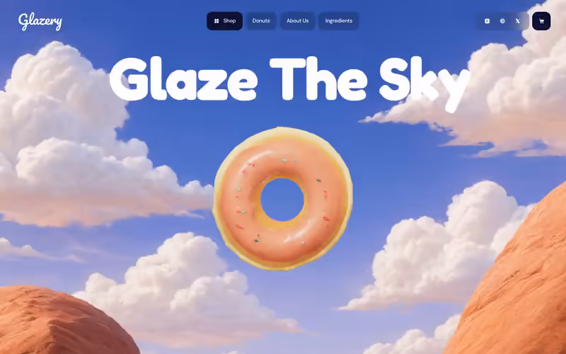 Glazery: sitio de marca en movimiento