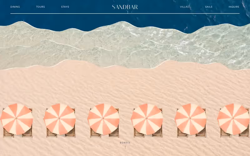 Sandbar: viajes en movimiento