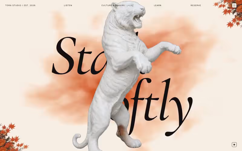 Tora Studio: portada de estudio en movimiento